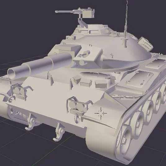 3D-проект танка T49