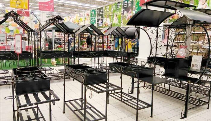 Мангалы в Ашане в Новосибирске