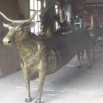 Длинный мангал-бык из Краснодара