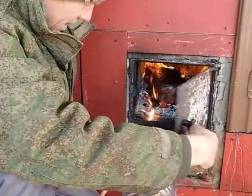 Кирпич с соляркой в печи