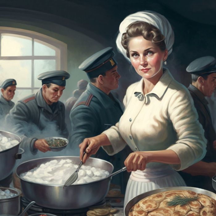 Как люди готовили плов в СССР по мнению нейросети