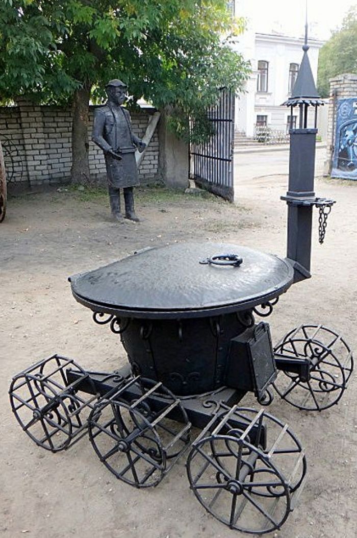 Печь-луноход из города Псков