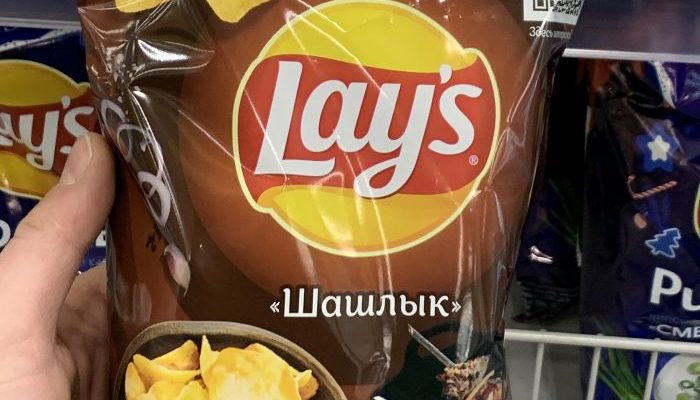 Чипсы Lay's со вкусом шашлыка